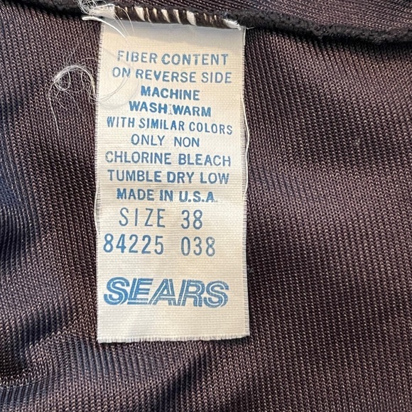 Vintage Sears Black Lace Nylon Slip Dress 38 Midi 70s 80s Whimsigoth Tiered Hem - Picture 8 of 10